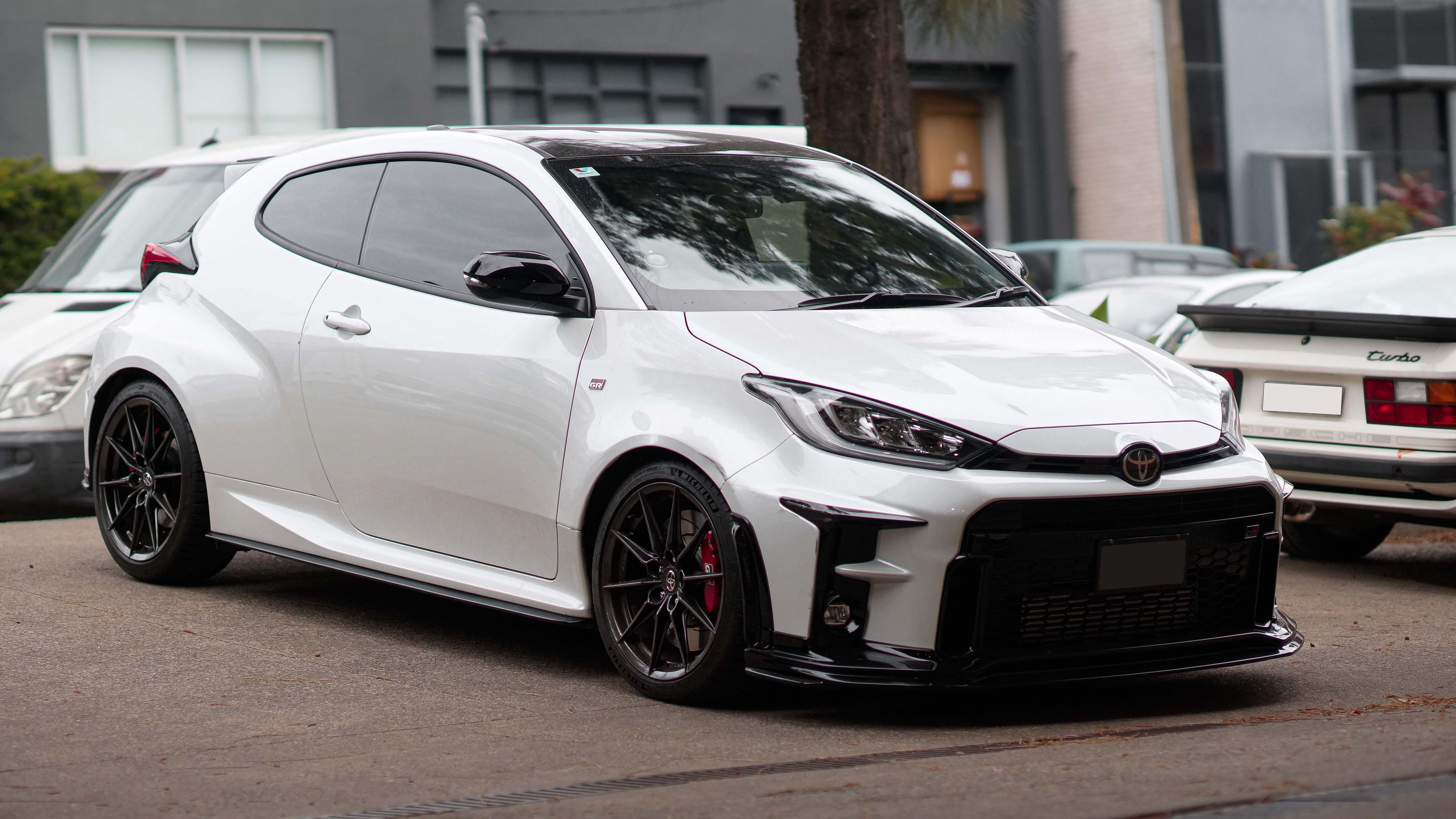 GR Yaris with Akrapovic Slip-On Exhaust System