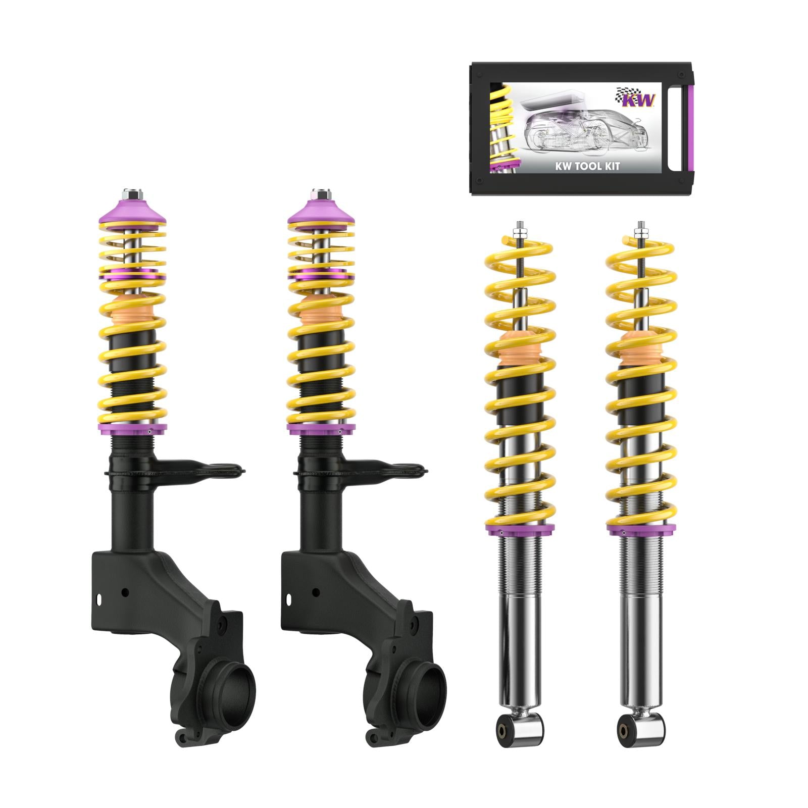 KW Coilover suspension V1 (FA struts in exchange) AUDI 80 (81, 85, B2) 08/1978-03/1987