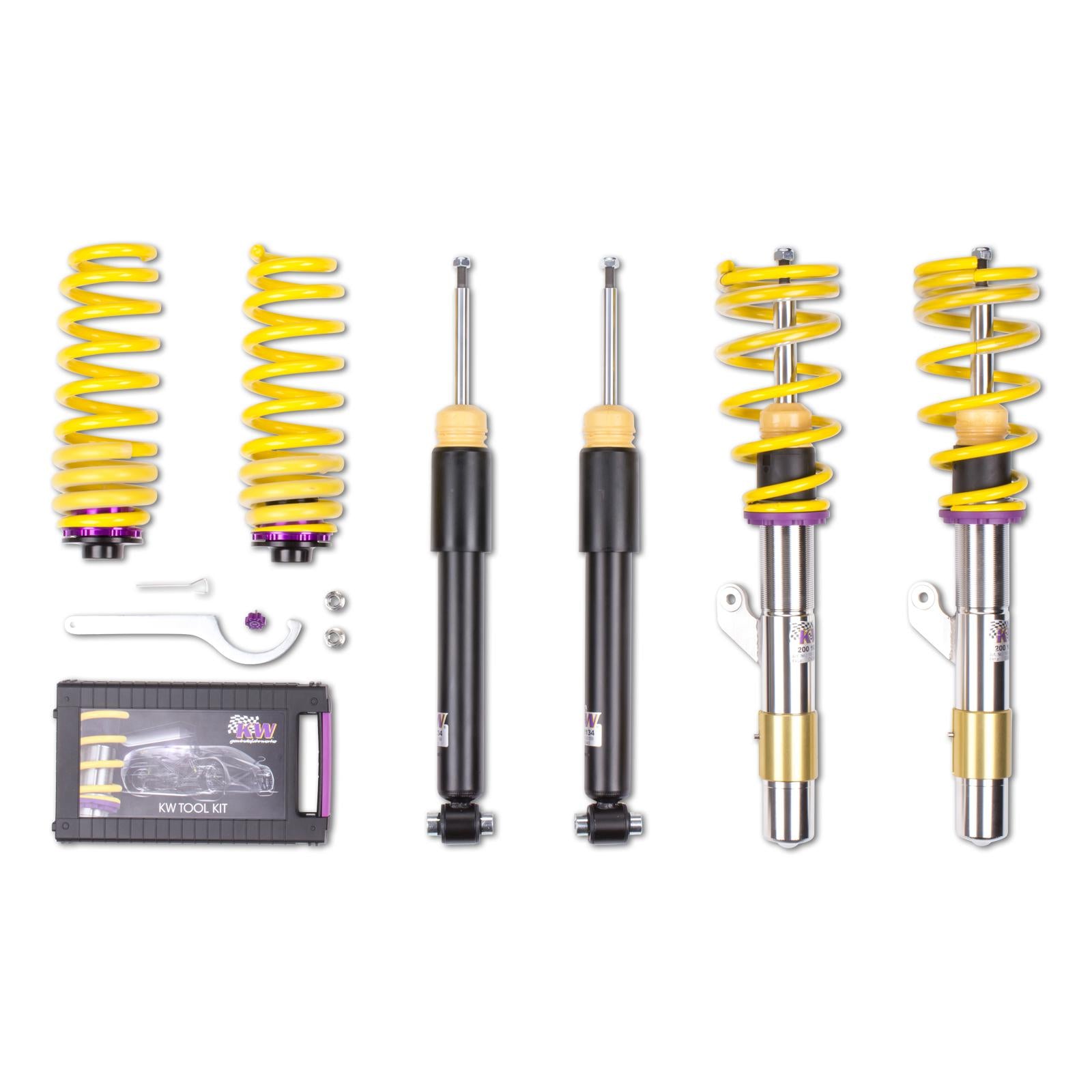 KW Coilover suspension V1 inox BMW 4 Coupe (F32, F82) 07/2013- (1022000D)