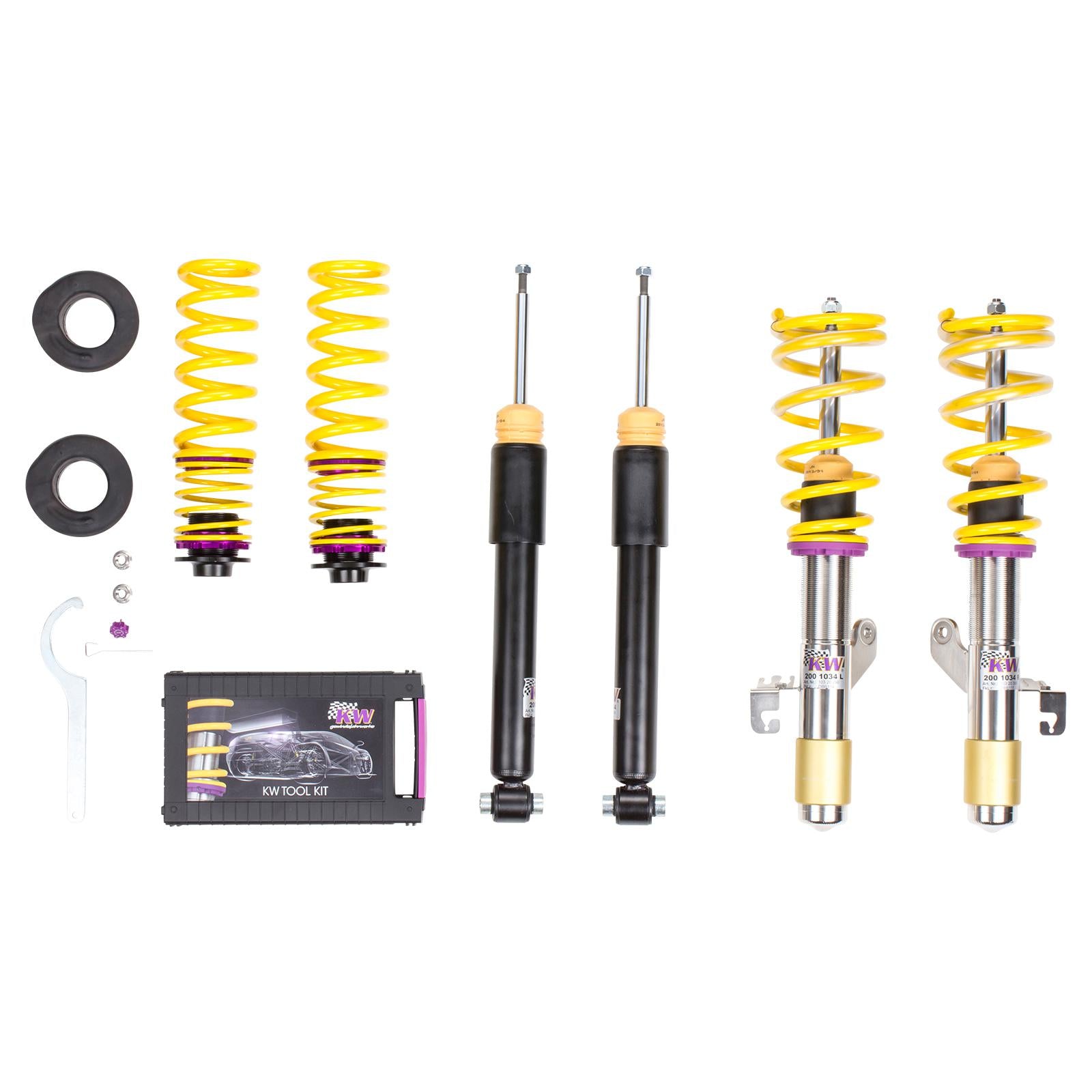 KW Coilover suspension V1 inox BMW 3 (F30, F80) 03/2011-10/2018 (1022000R)