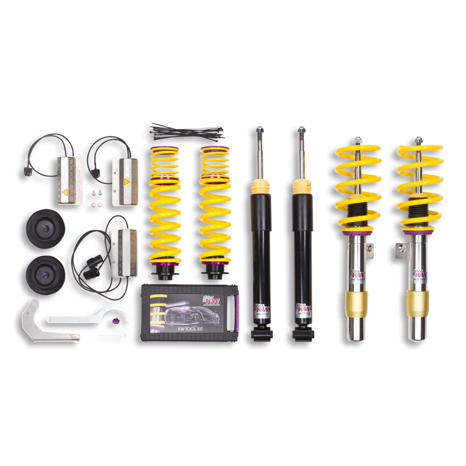 KW Coilover suspension V1 inox (incl. deactivation for electronic dampers) BMW 3 Coupe (E92) 01/2005-12/2013