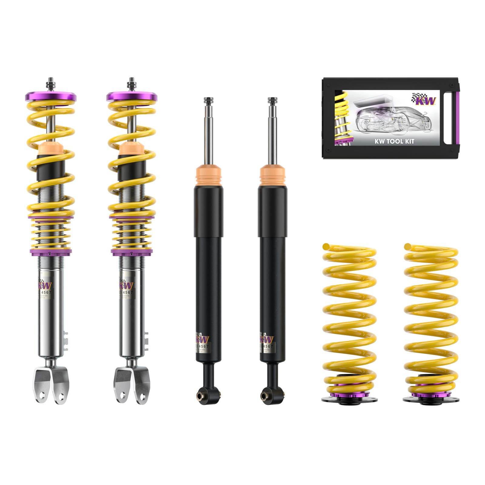 KW Coilover suspension V1 inox MERCEDES-BENZ C-CLASS (W205) 07/2013-