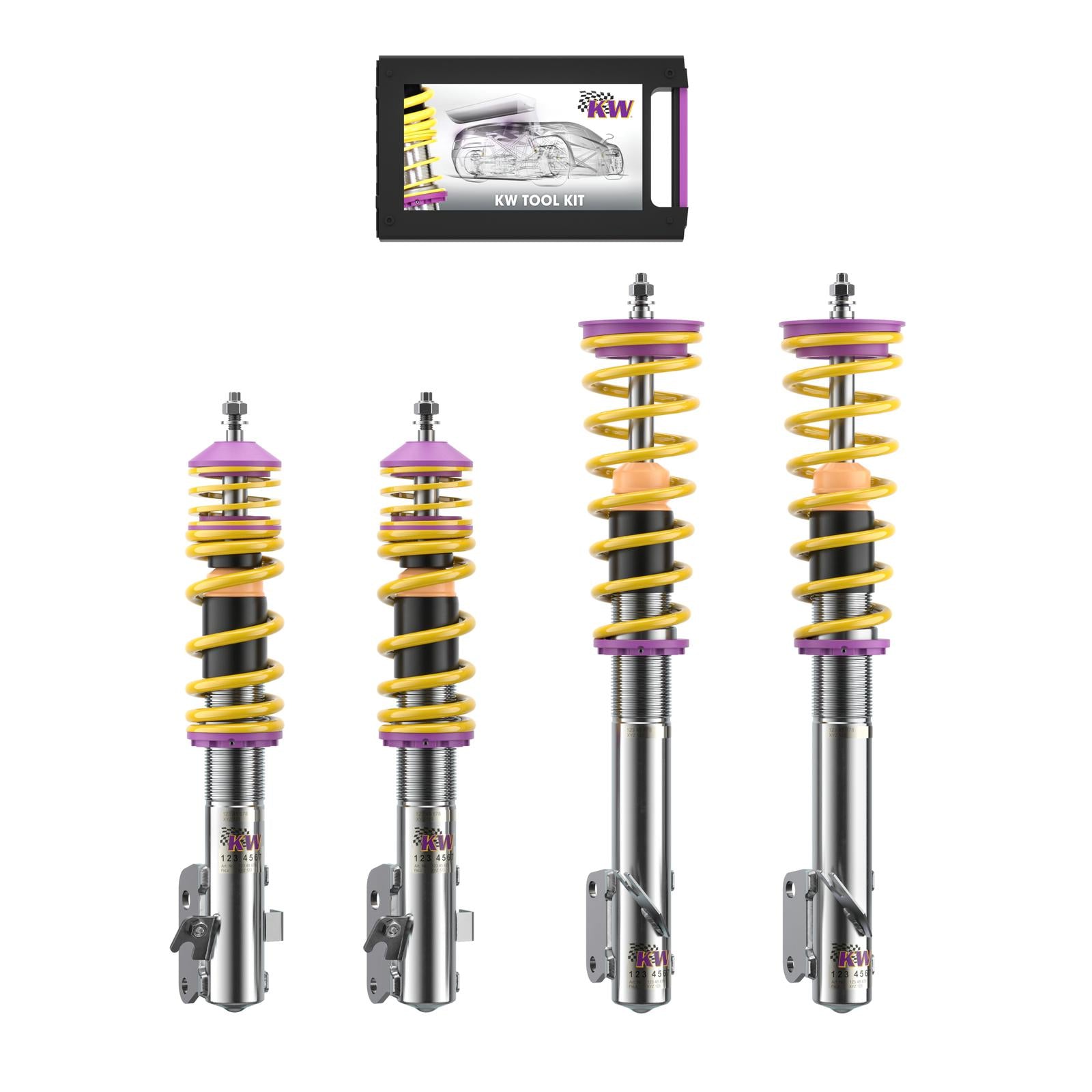 KW Coilover suspension V1 inox SUBARU IMPREZA Saloon (GD) 09/1999-06/2009 (10245014)