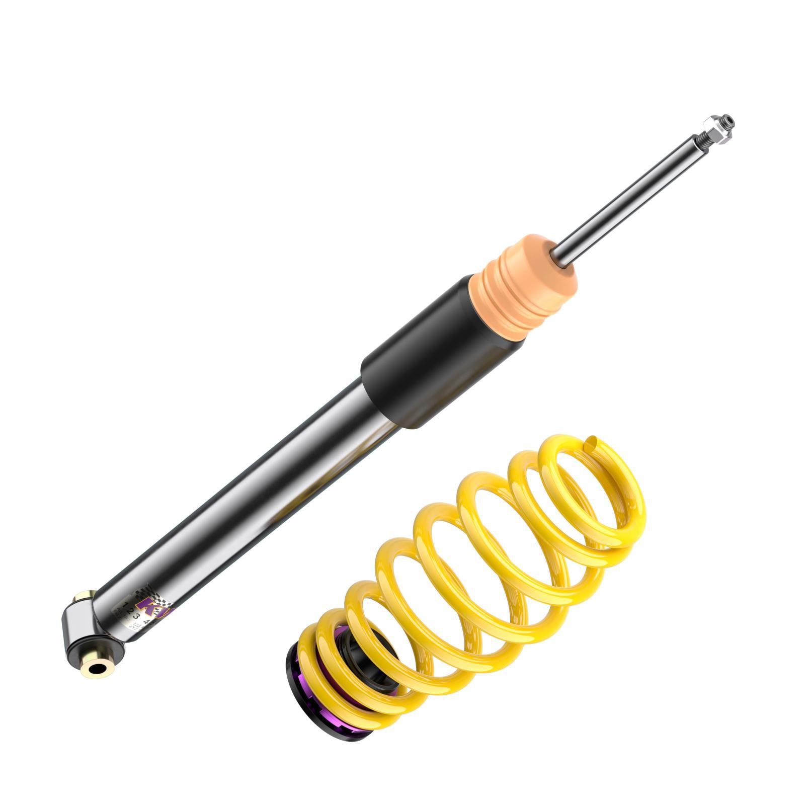KW Coilover suspension V1 inox (incl. deactivation for electronic dampers) SEAT LEON (5F1) 09/2012- (1028000R)