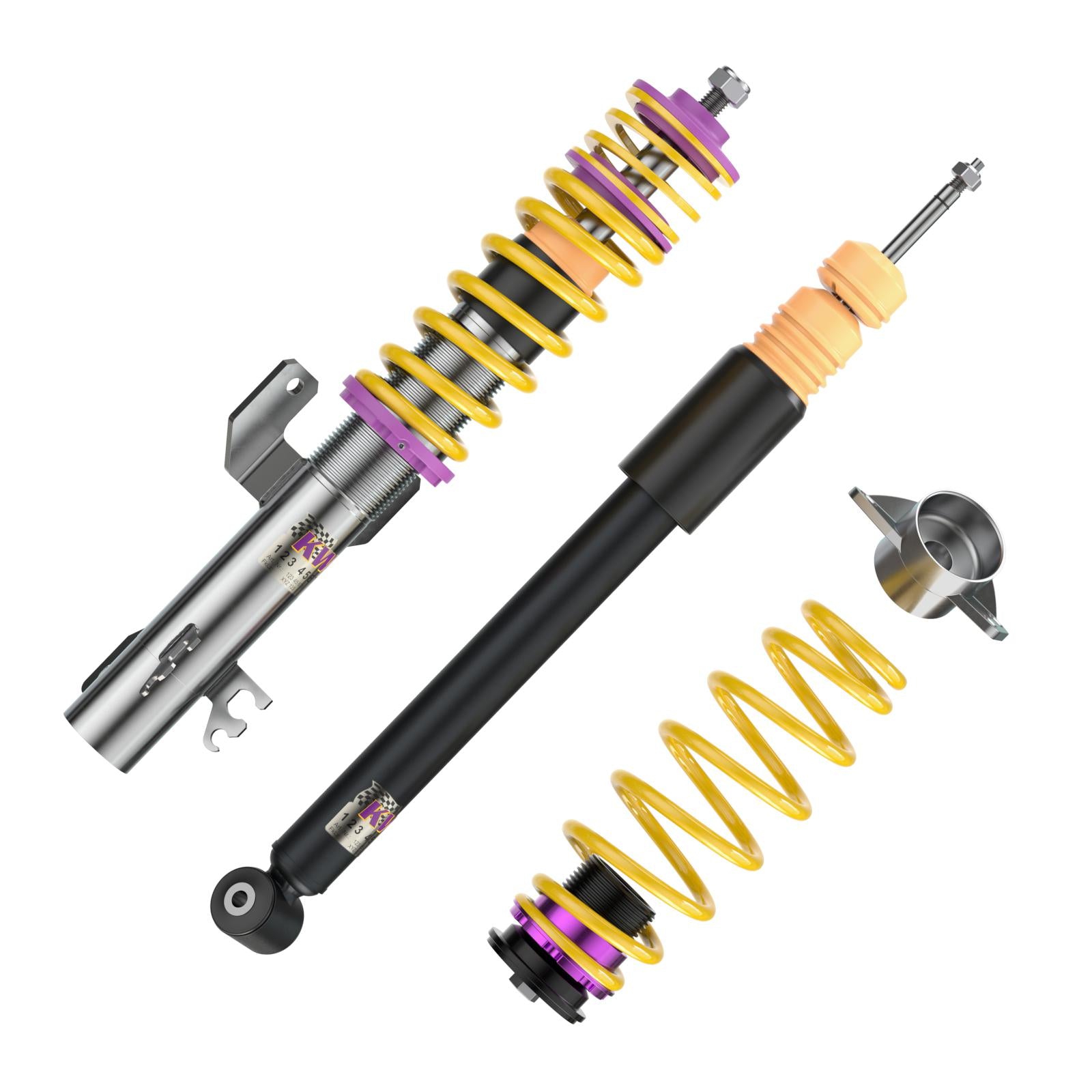 KW Coilover suspension V1 inox (incl. deactivation for electronic dampers) SEAT IBIZA Mk IV SPORTCOUPE (6J1, 6P5) 06/2008-12/2018 (102800AD)