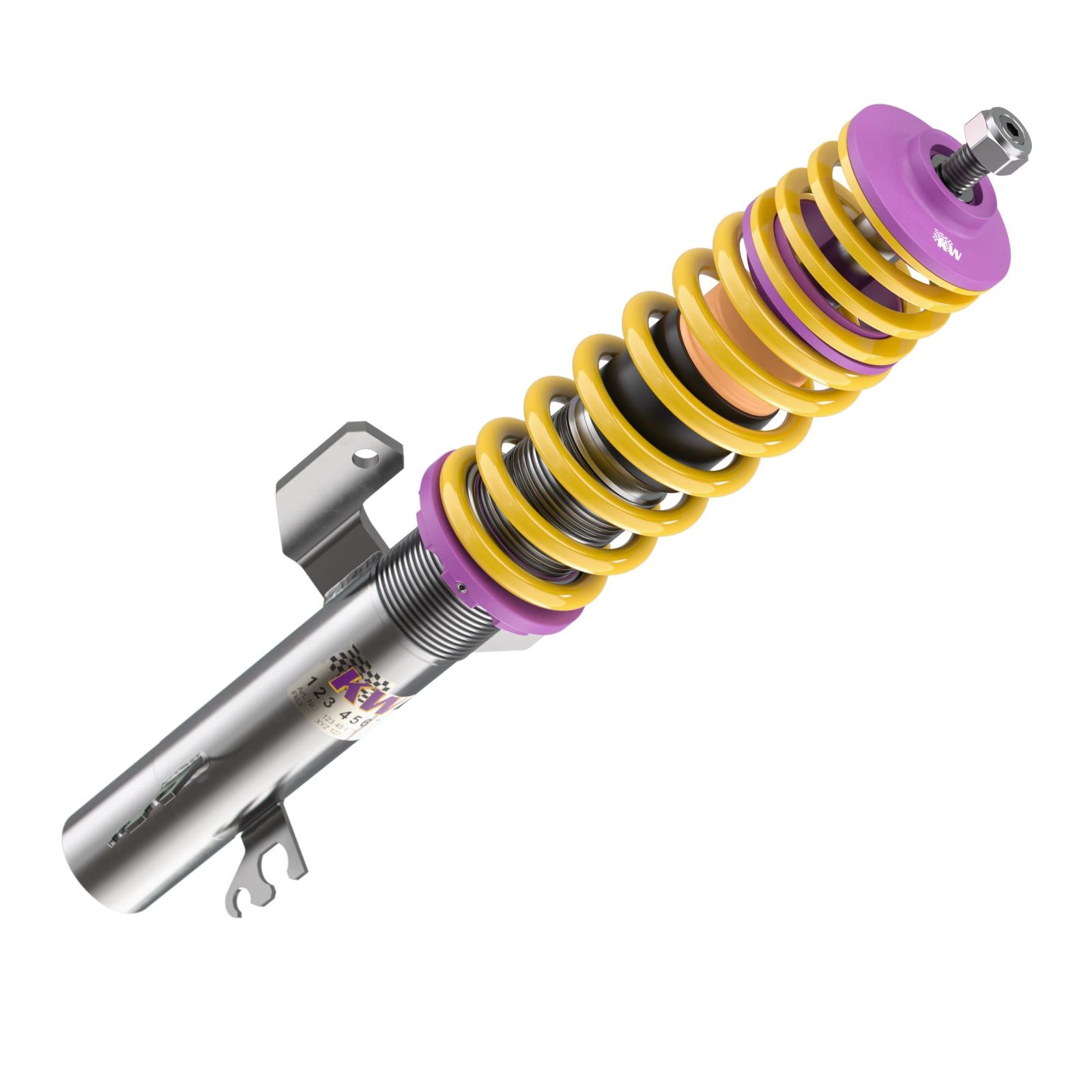 KW Coilover suspension V1 inox (incl. deactivation for electronic dampers) SEAT IBIZA Mk IV SPORTCOUPE (6J1, 6P5) 06/2008-12/2018 (102800AD)