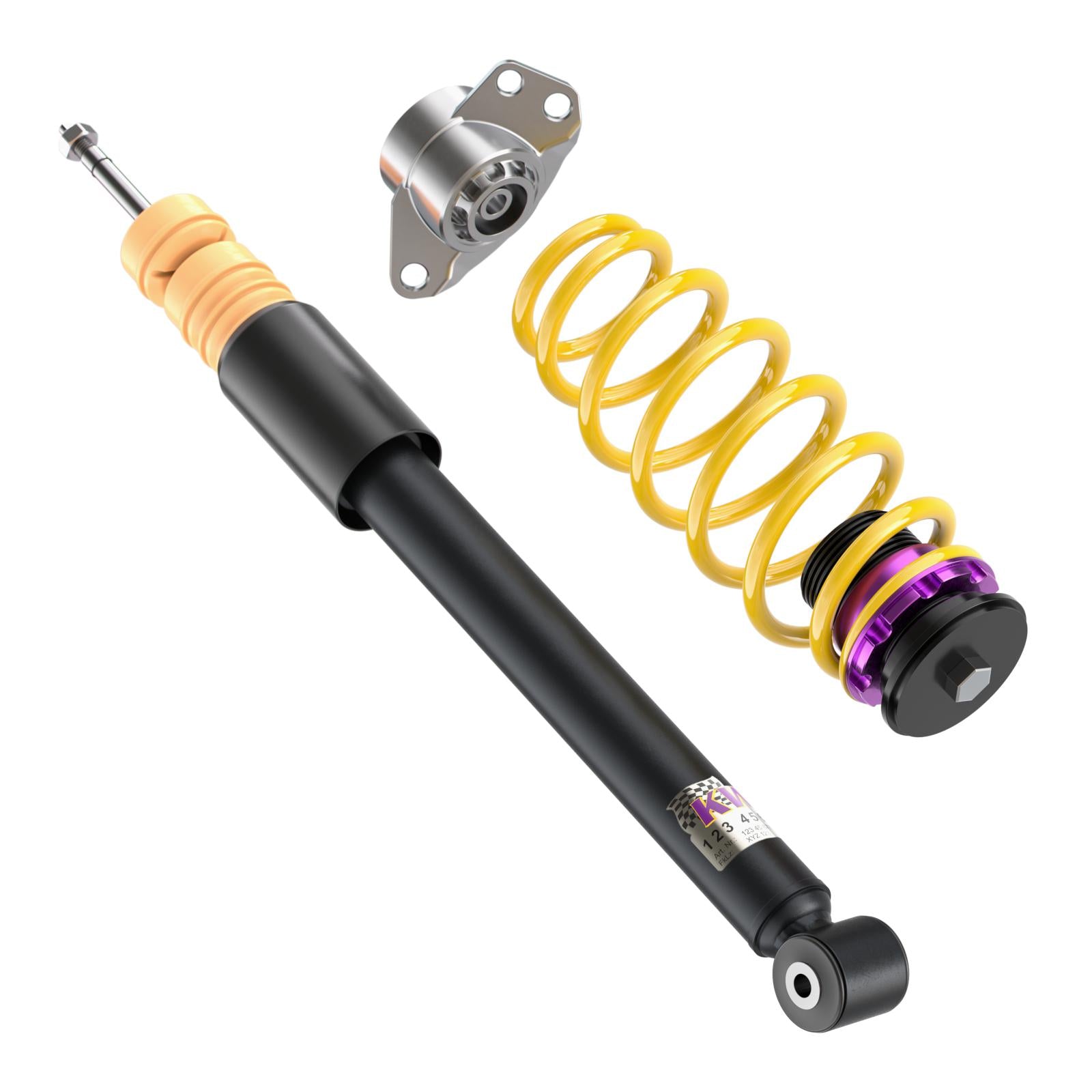 KW Coilover suspension V1 inox (incl. deactivation for electronic dampers) SEAT IBIZA Mk IV SPORTCOUPE (6J1, 6P5) 06/2008-12/2018 (102800AD)