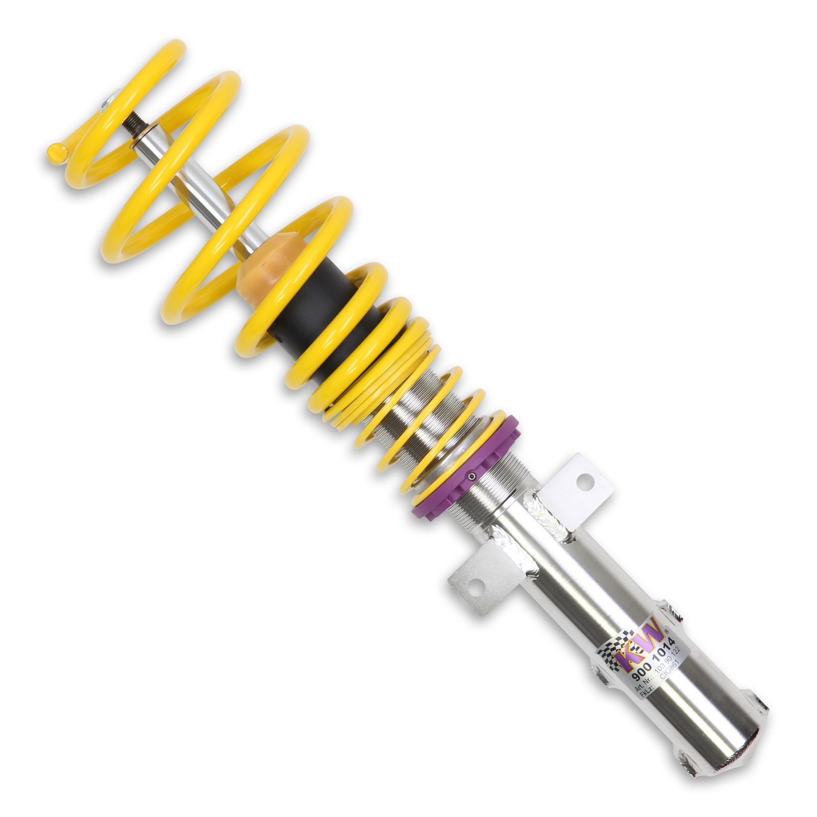 KW Coilover suspension V1 inox RENAULT CLIO III (BR0/1, CR0/1) 01/2005- (10290032)