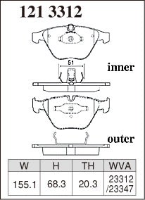 Dixcel Type ES Brake Pads - BMW 335i M3 E90/Z4 E89/M Coupe E82 (Front)