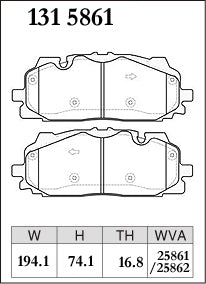 Dixcel Type Z Brake Pads - Audi RS3 8Y/S4 RS4 B9/S5 RS5 F5/RSQ5 FY (Front)