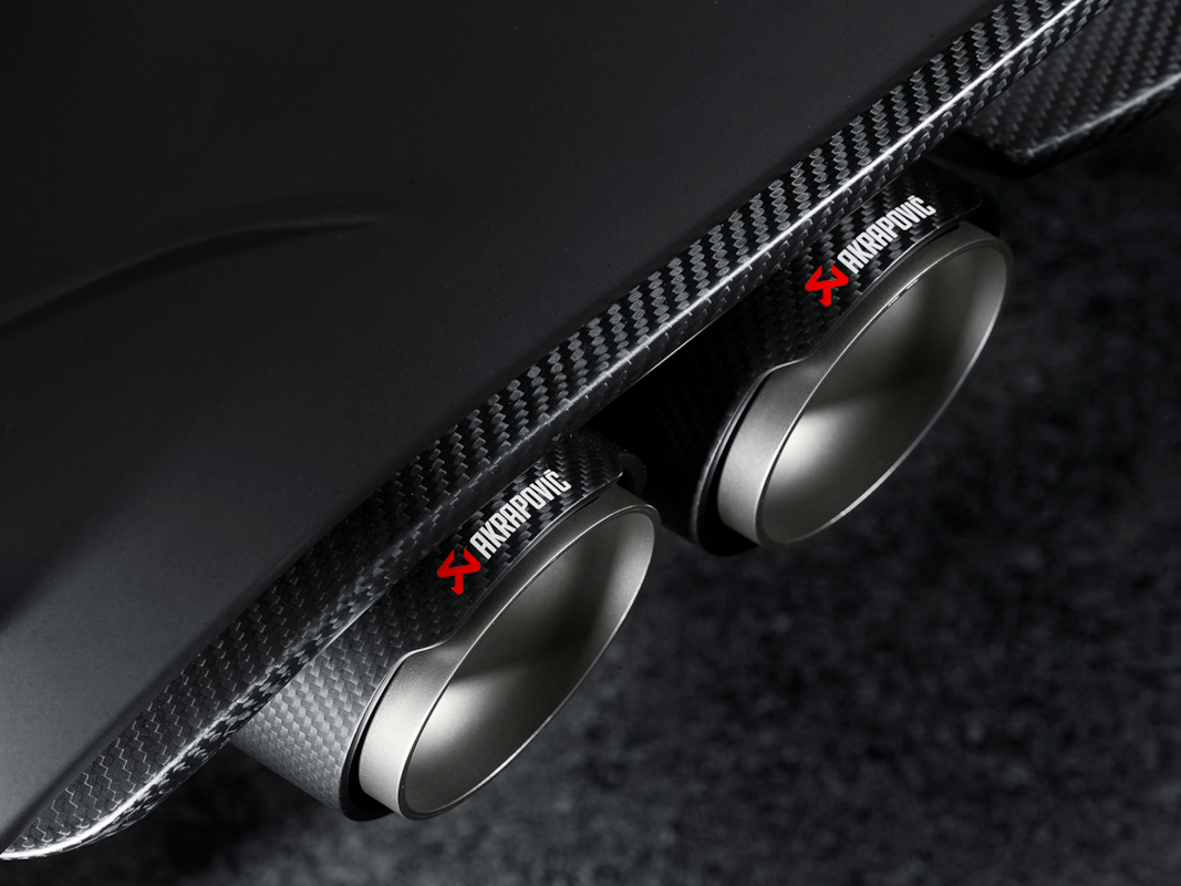 Akrapovic Slip-On Line (Titanium) with Titanium/Carbon Tail Pipes for BMW M3 (F80)