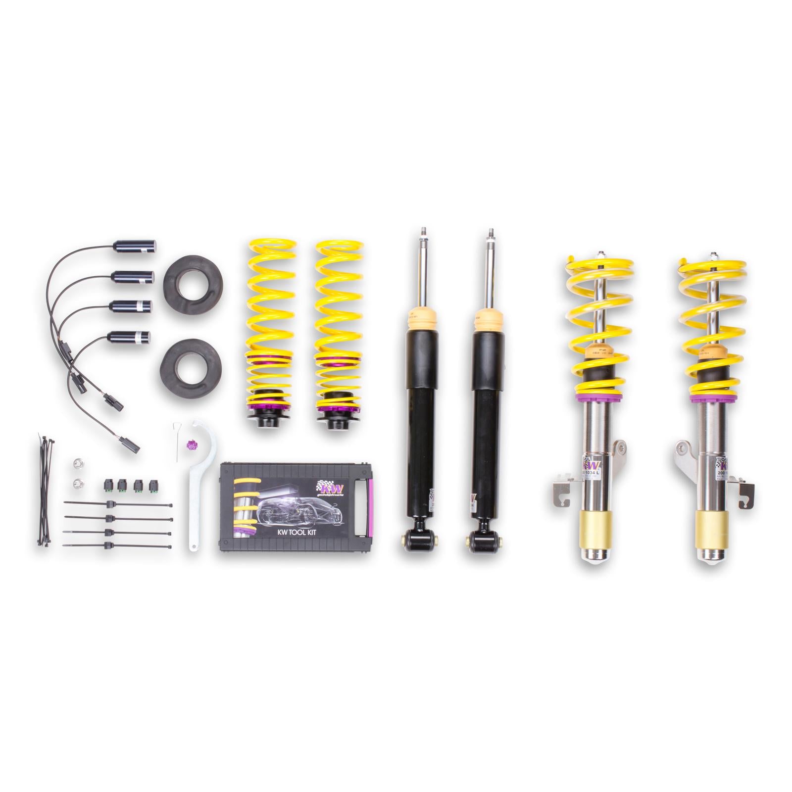 KW Coilover suspension V2 inox (incl. deactivation for electronic dampers) BMW 3 (F30, F80) 03/2011-10/2018 (1522000T)