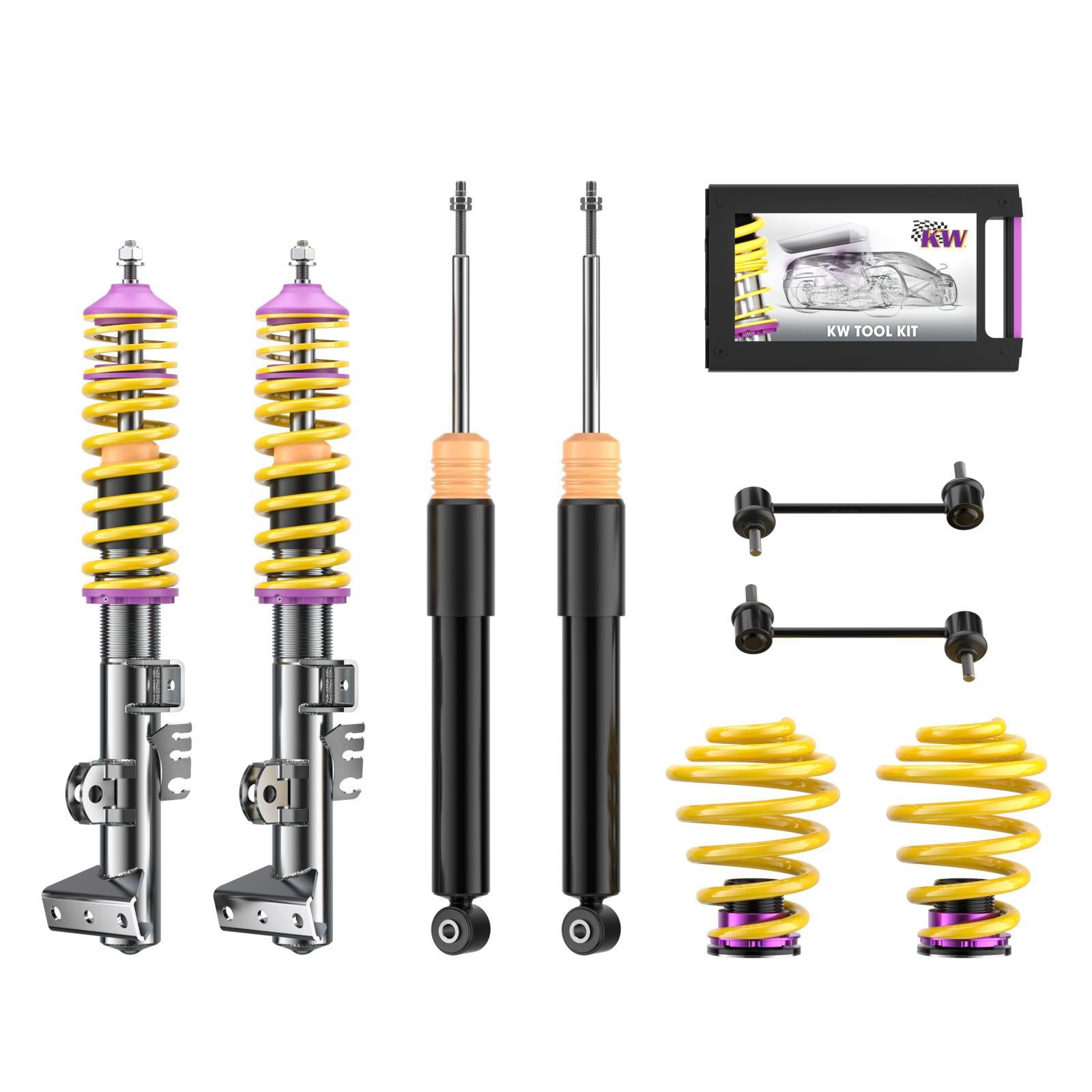 KW Coilover suspension V2 inox BMW 3 (E36) 09/1990-11/1998