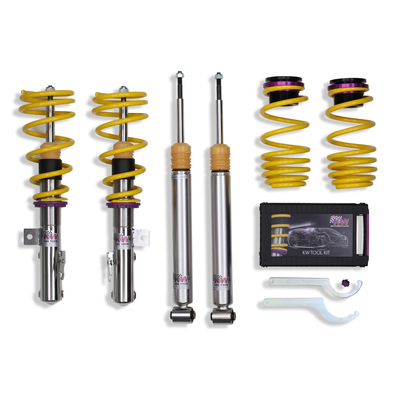 KW Coilover suspension V2 inox TOYOTA AVENSIS Saloon (_T27_) 11/2008-10/2018