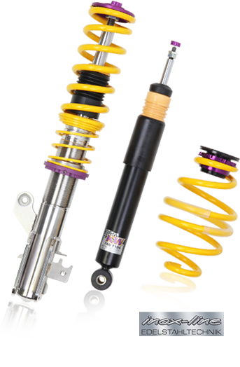 KW Coilover suspension V2 inox VW GOLF Mk III Cabriolet (1E7) 06/1998-12/2002 (15280003)