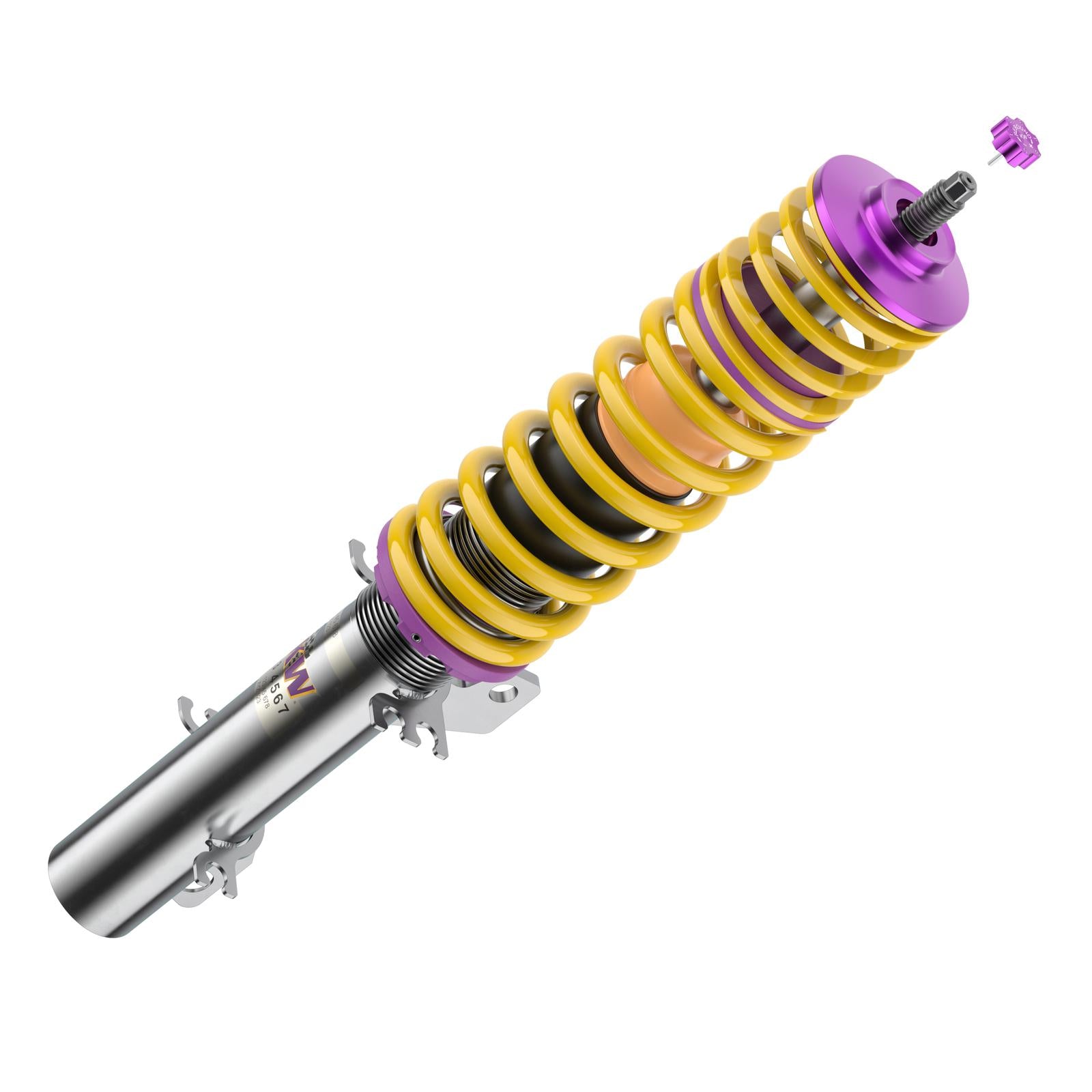 KW Coilover suspension V2 inox AUDI A3 (8L1) 09/1996-09/2006