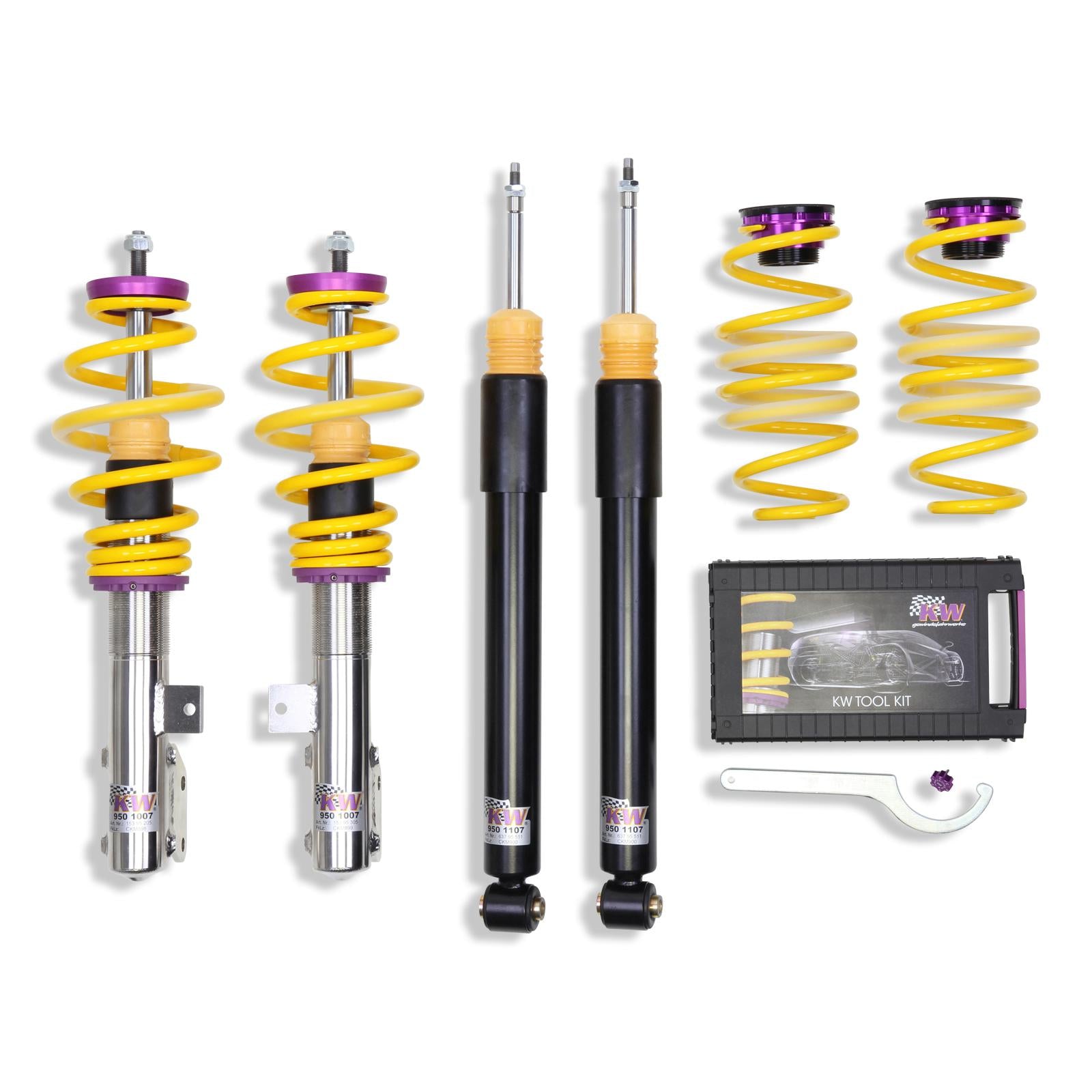 KW Coilover suspension V2 inox CITROEN DS4 03/2011-07/2015