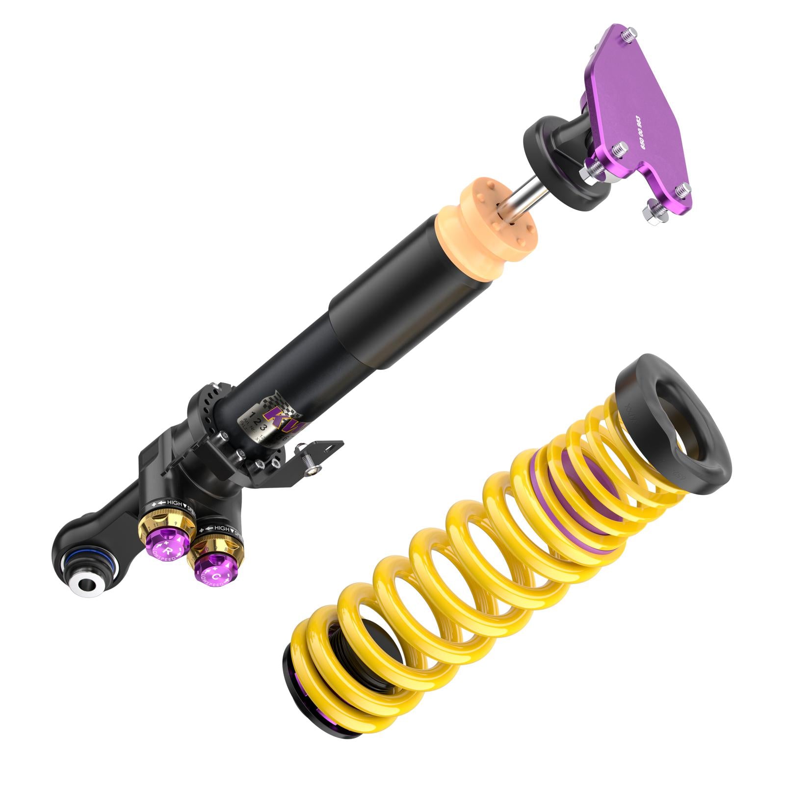 KW Coilover suspension V5 Clubsport w/ top mounts for Chevrolet Corvette (C8) 07/2019-