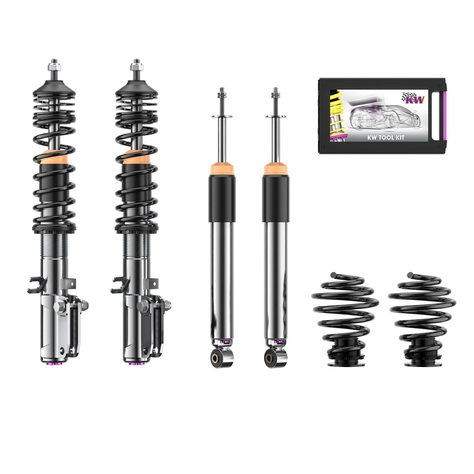 KW Coilover suspension V3 classic line for Audi Convertible (89) 8G7, B4 05/1991-08/2000