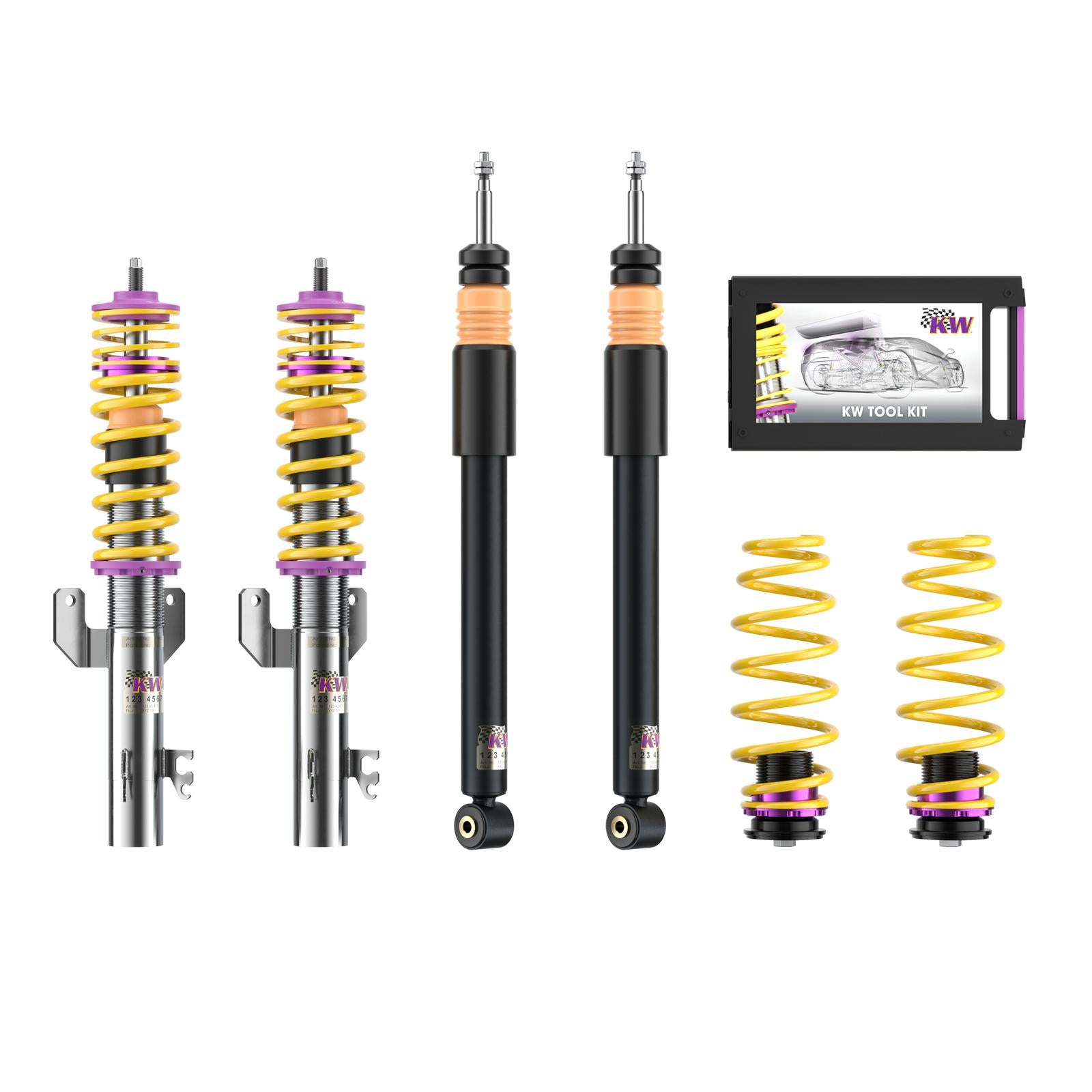 KW Coilover suspension V2 comfort SEAT IBIZA Mk IV SPORTCOUPE (6J1, 6P5) 06/2008-12/2018 (18081016)