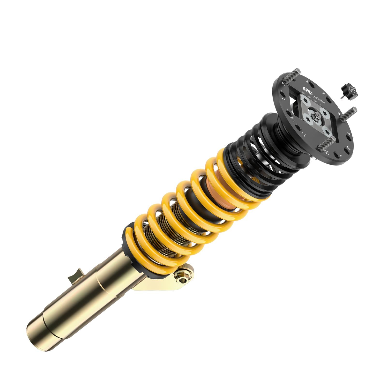 ST Coilovers ST XTA plus 3 galvanized steel (adjustable damping with top mounts) BMW 1 Coupe (E82) 10/2006-10/2013