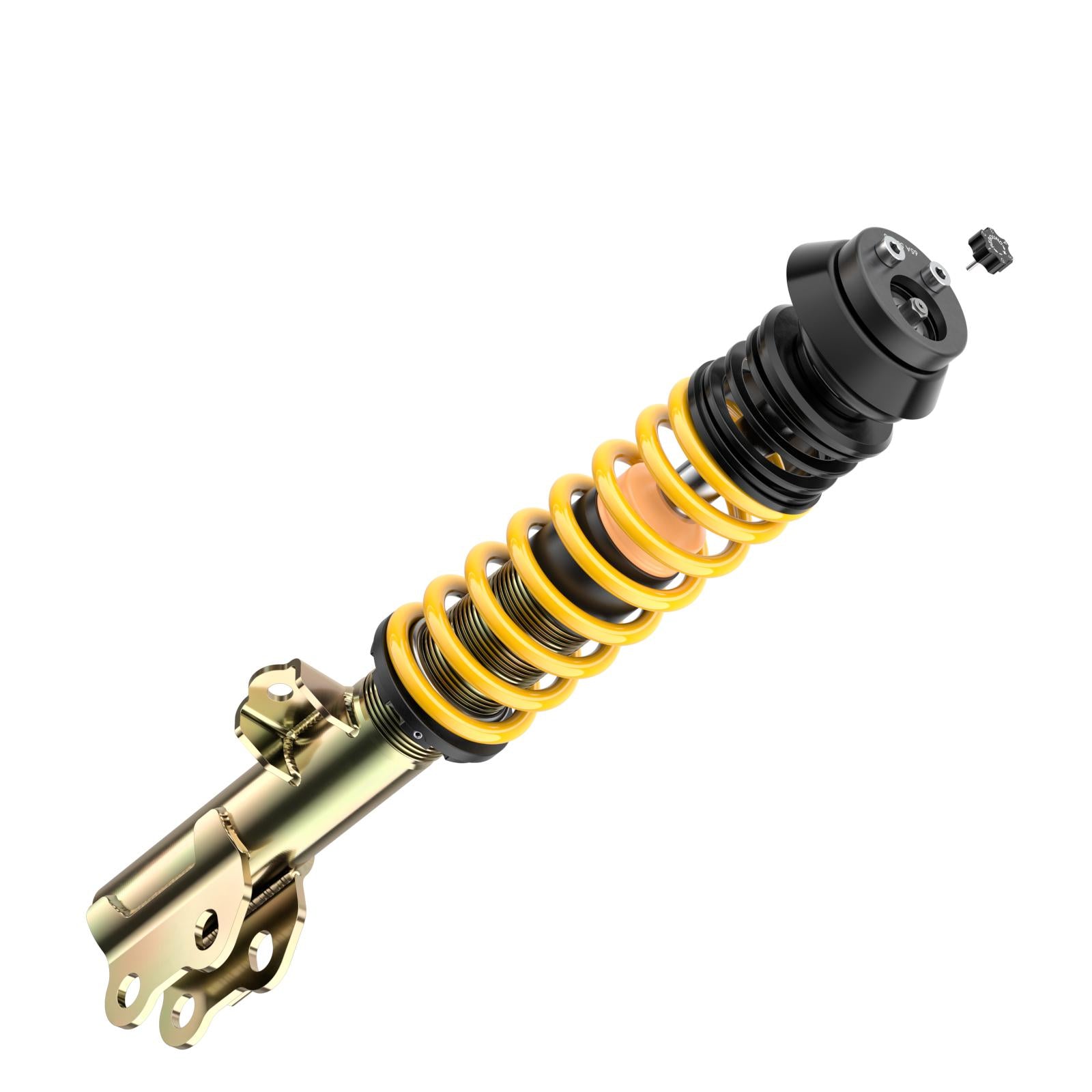 ST Coilovers ST XTA plus 3 galvanized steel (adjustable damping with top mounts) TOYOTA YARIS (P21, PA1, PH1) 02/2020-
