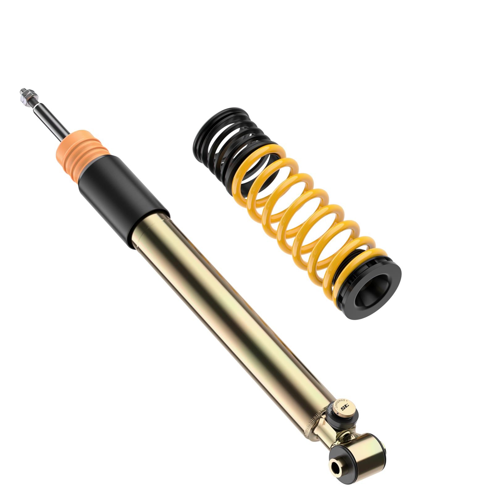 ST Coilovers ST XTA plus 3 galvanized steel (adjustable damping with top mounts) for Audi A3 Limousine (GY) 8YS / A3 Sportback (GY) 8YA / Volkswagen Golf VIII (CD1)