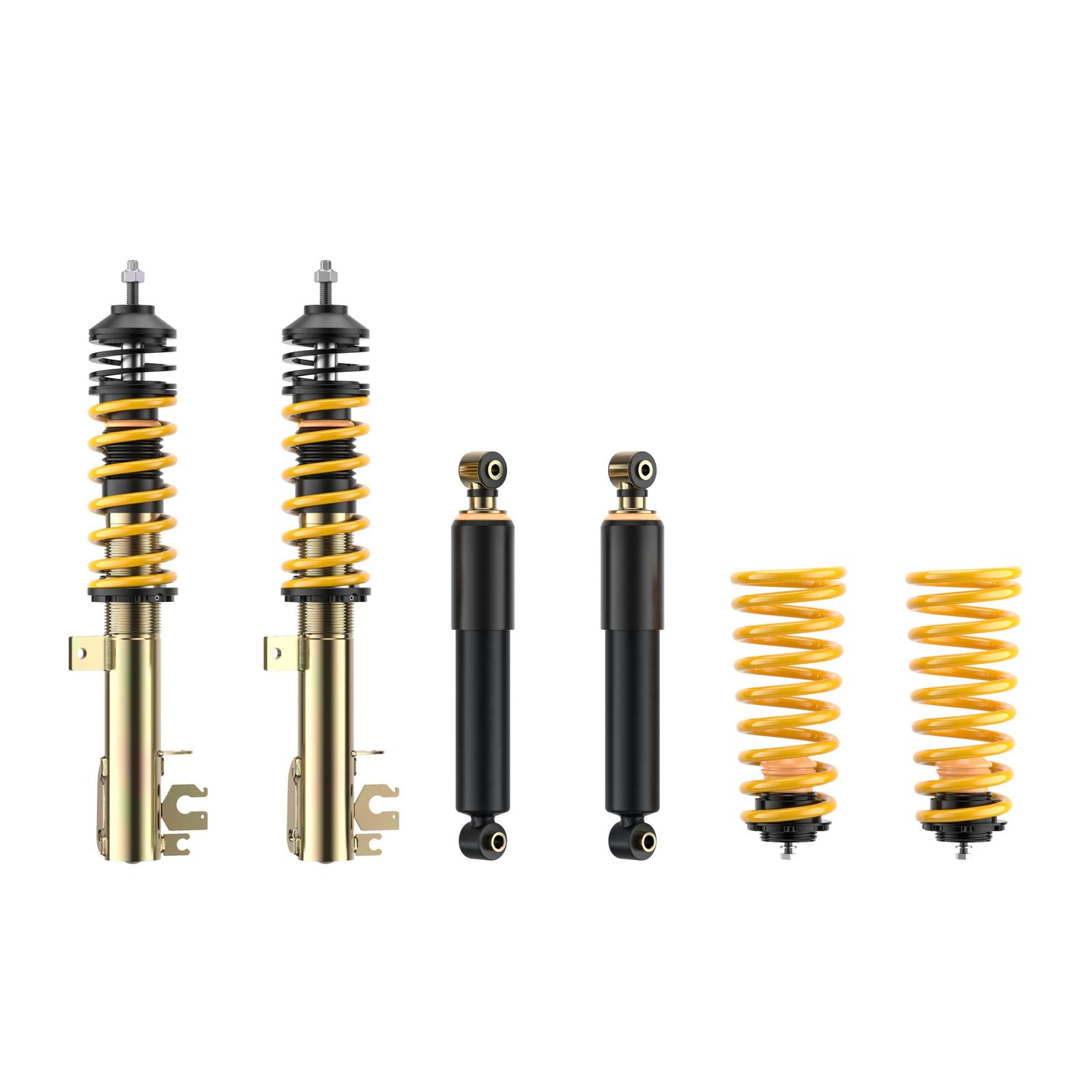 ST Coilovers ST XA galvanized steel (with damping adjustment) FIAT 500 (312_) 07/2007-