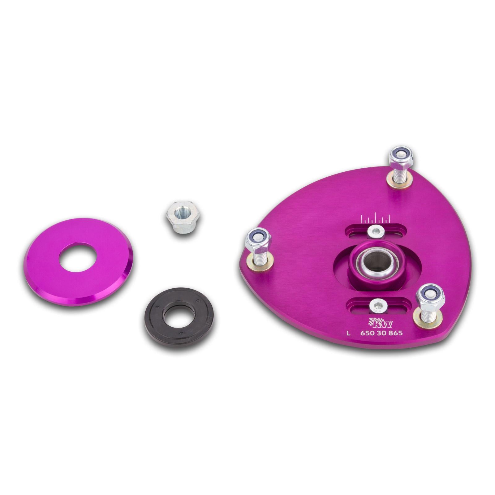 KW Clubsport top mount FA left (with camber and castor adjustment)