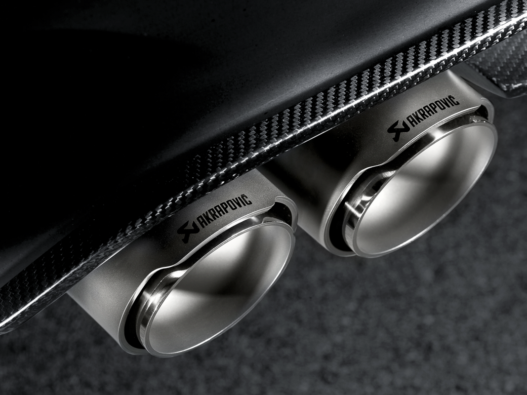 Akrapovic Slip-On Line (Titanium) with Titanium/Carbon Tail Pipes for BMW M3 (F80)