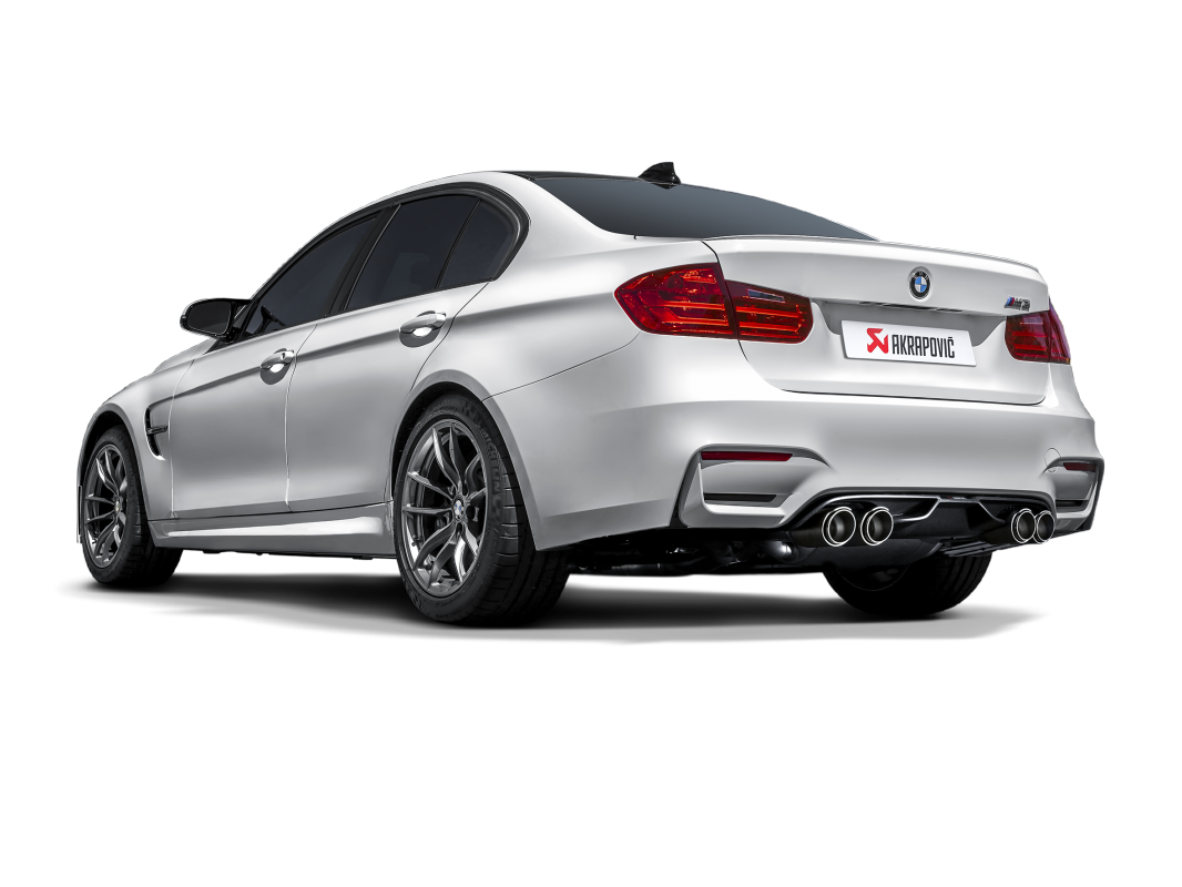 Akrapovic Slip-On Line (Titanium) with Titanium/Carbon Tail Pipes for BMW M3 (F80)