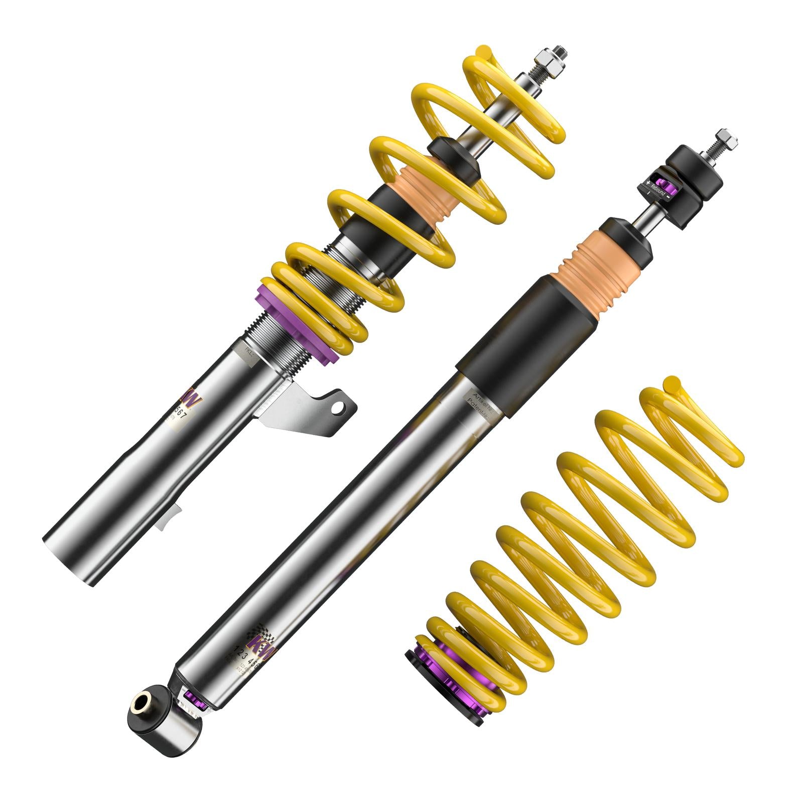 KW Coilover suspension V3 inox (incl. deactivation for electronic dampers) SKODA OCTAVIA III (5E3, NL3, NR3) 11/2012- (352800AB)