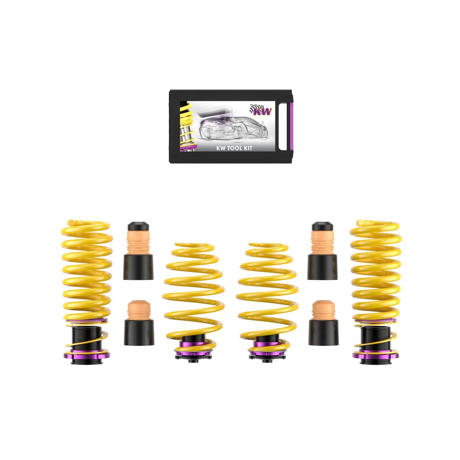KW Height Adjustable Springs Kit (Lowering springs) AUDI A5 Sportback (8TA) 07/2007-01/2017