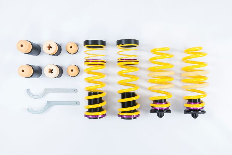 KW Height Adjustable Springs Kit (Lowering springs) AUDI A4 (8W2, 8WC, B9) 05/2015- (253100BJ)