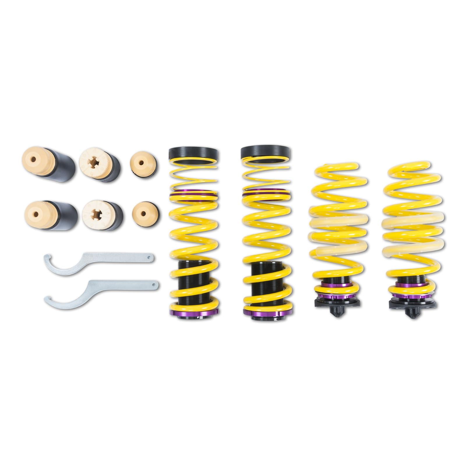 KW Height Adjustable Springs Kit (Lowering springs) AUDI A4 (8W2, 8WC, B9) 05/2015- (253100BJ)