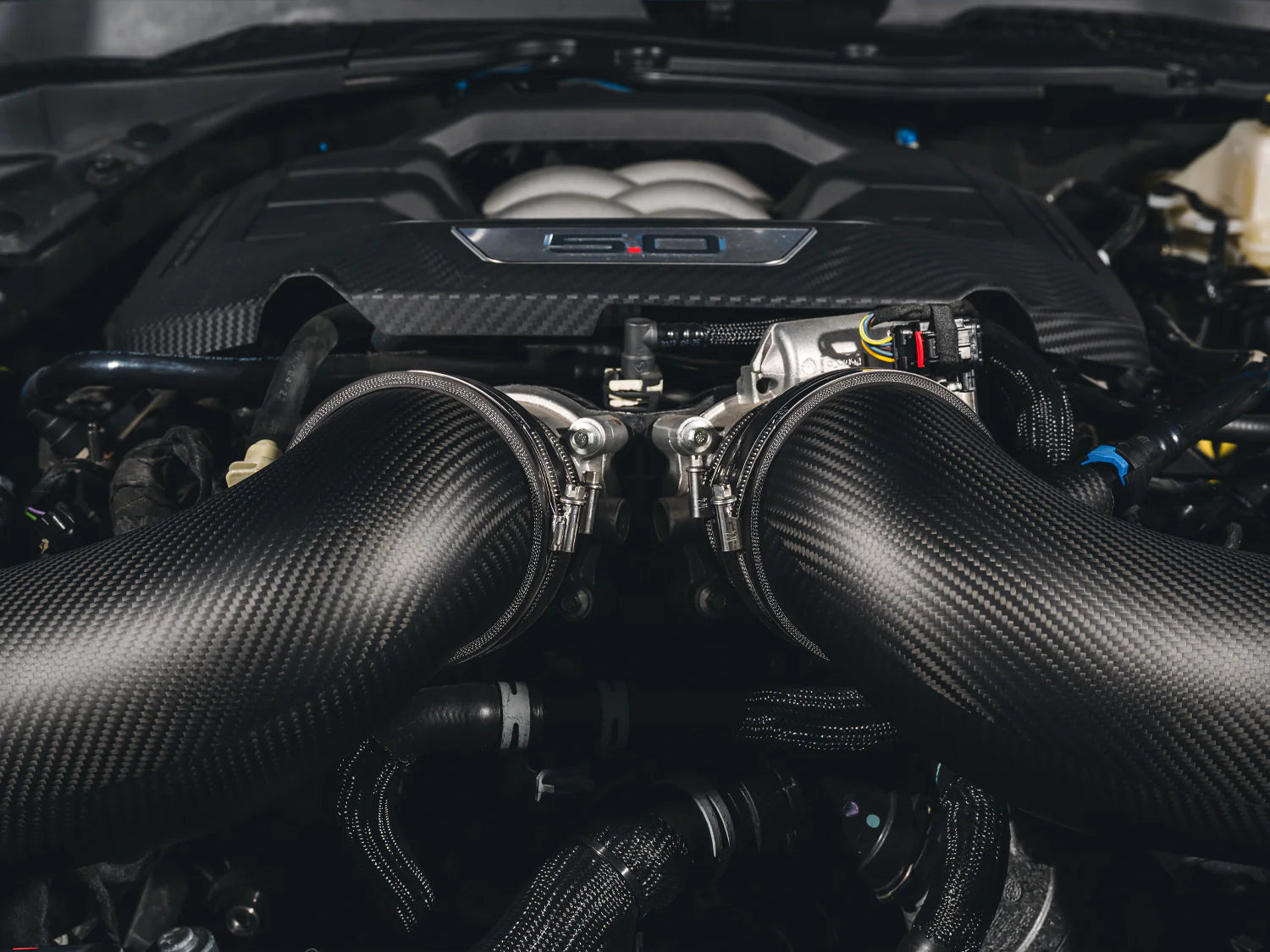 AWE S-FLO Carbon Intake for the S650 Mustang 5.0L