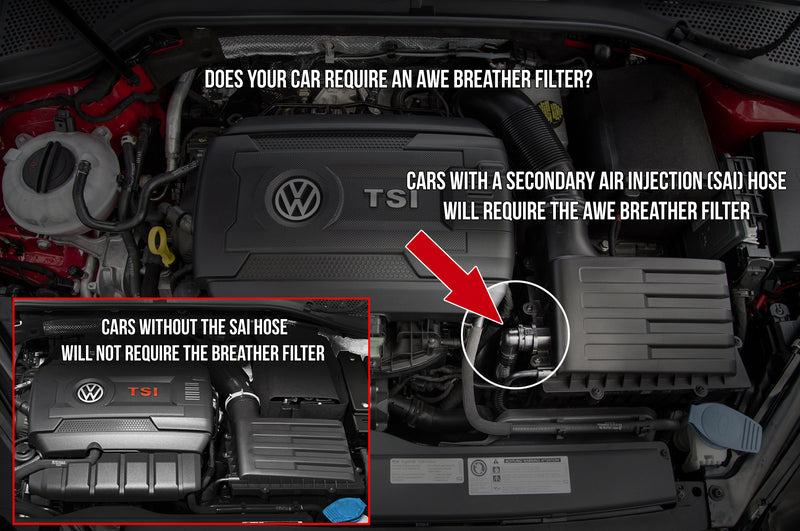 AWE Breather Filter for VW MQB