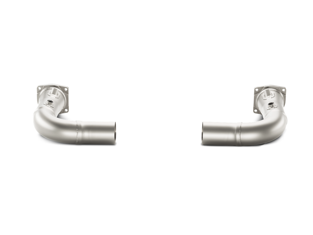 Akrapovic Link Pipe Set w/o Cat (Titanium) for Porsche 911 Turbo/Turbo S (991)