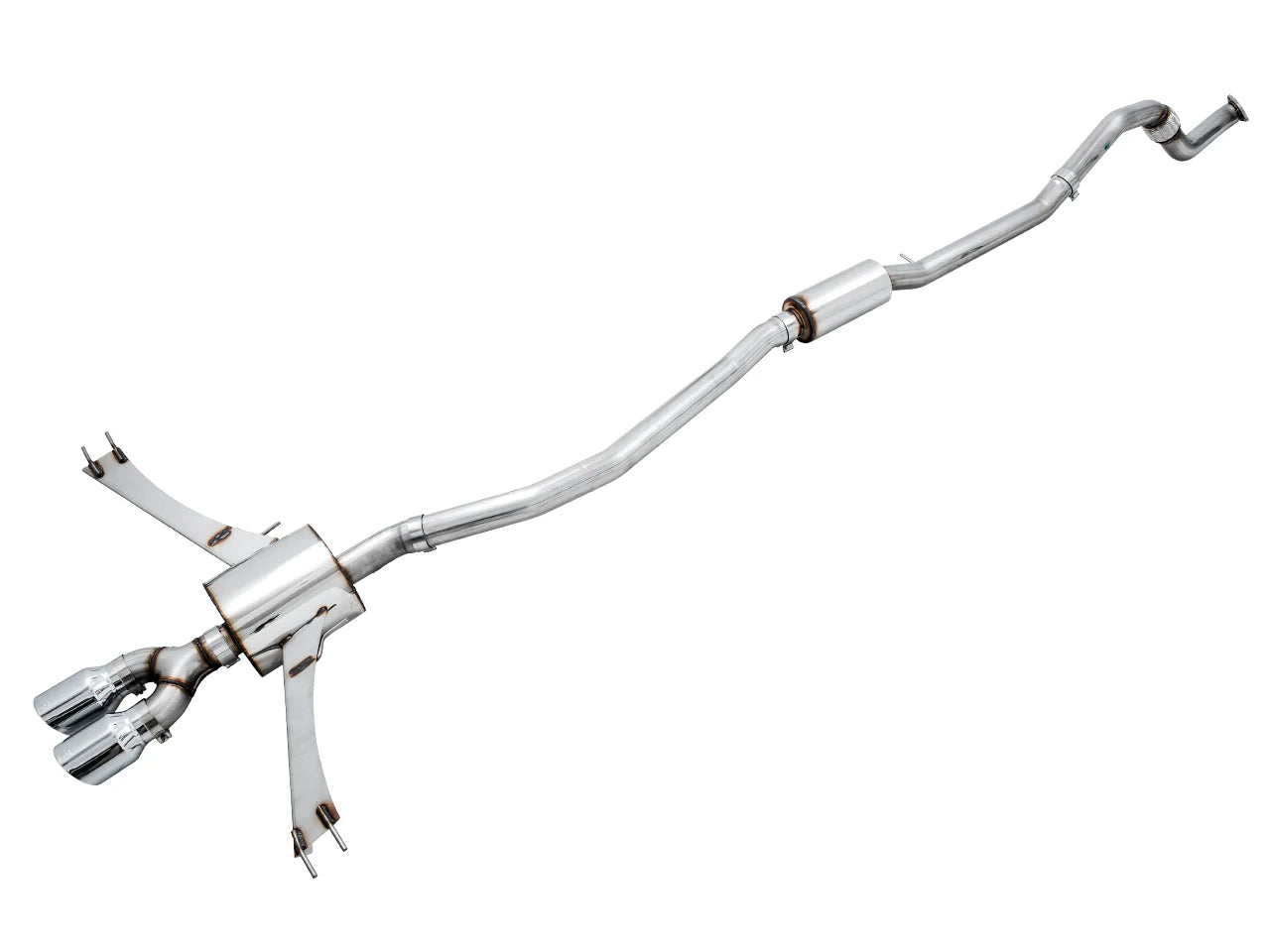 AWE Triple-to-Dual Tip Conversion Kit for 10th Gen Civic (AWE Exhaust required)