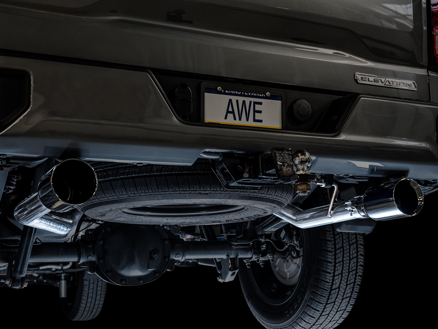 AWE 4th Gen GM 1500 5.3L 0FG Catback Dual Side Exit (Flat Bumper)