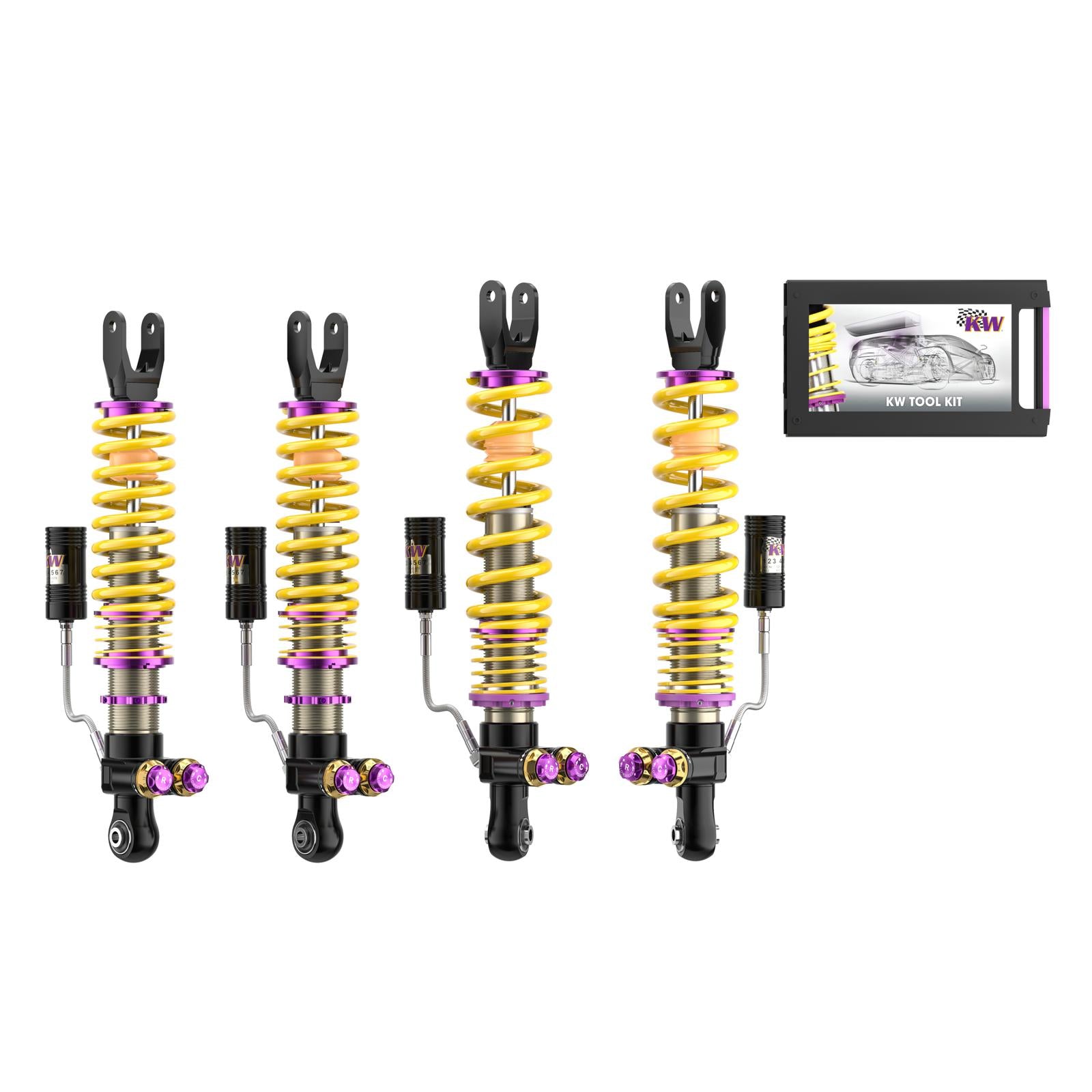 KW Coilover suspension V5 w/ Deactivation for Electronic Dampers for Lamborghini Aventador Coupe 03/2011-