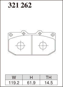 Dixcel Type ES Brake Pads - Subaru WRX 01-07/Nissan S14/S15/R32/R33/R34 (Front)