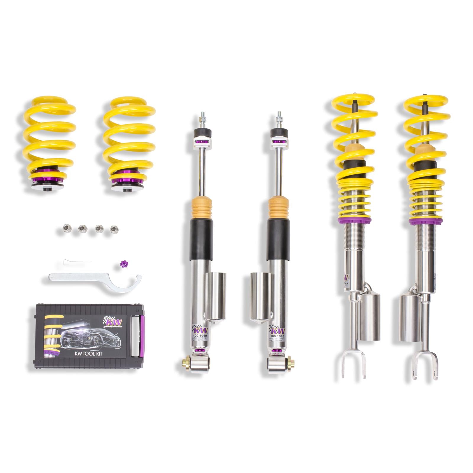 KW Coilover suspension V3 inox AUDI A6 Avant (4F5, C6) 11/2004-08/2011 (3521000L)