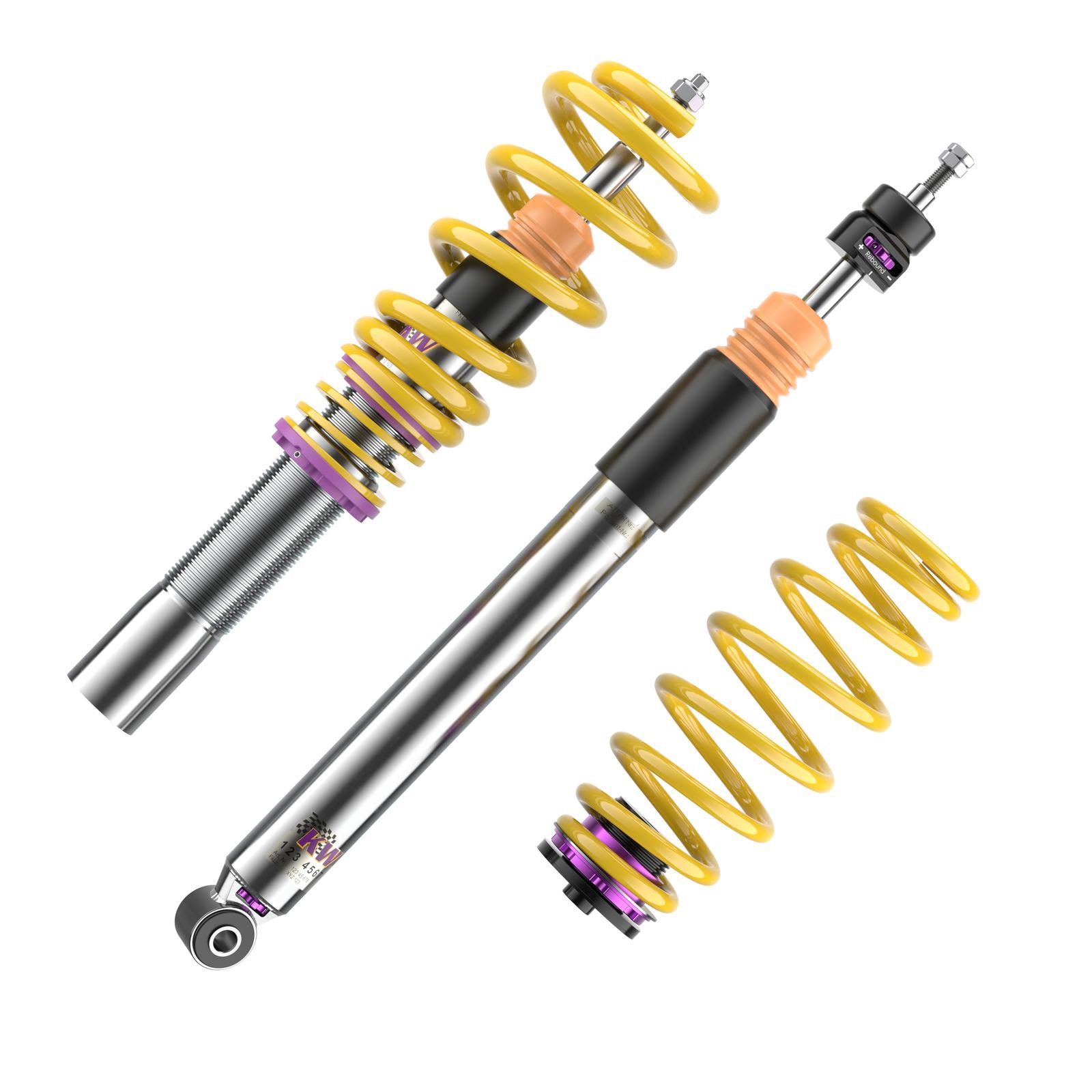 KW Coilover suspension V3 inox (incl. deactivation for electronic dampers) AUDI A4 Avant (8K5, B8) 11/2007-12/2015 (3521000R)