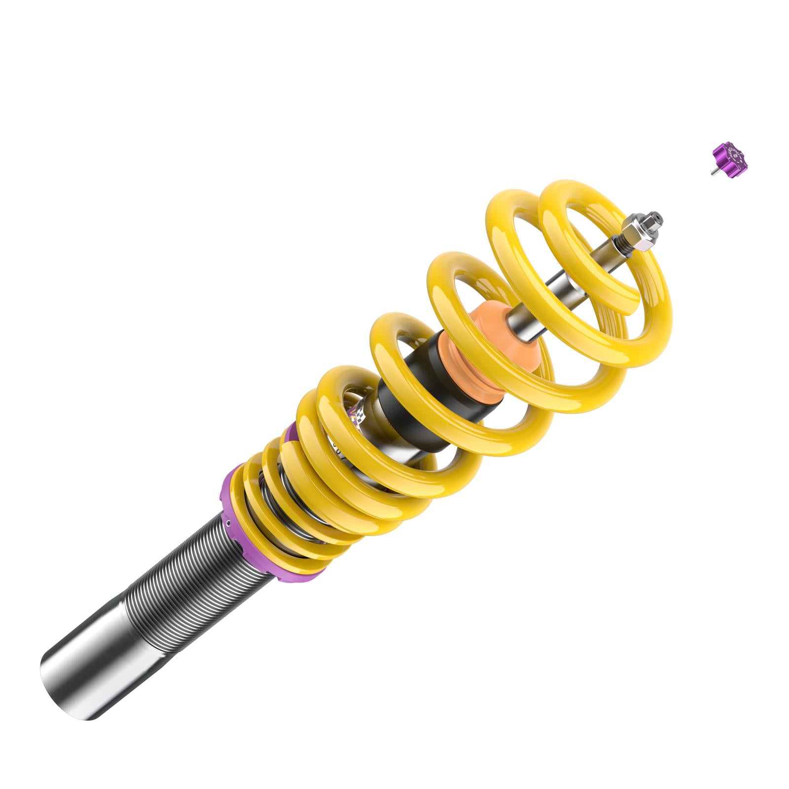 KW Coilover suspension V3 inox (incl. deactivation for electronic dampers) AUDI A4 Avant (8K5, B8) 11/2007-12/2015 (3521000R)