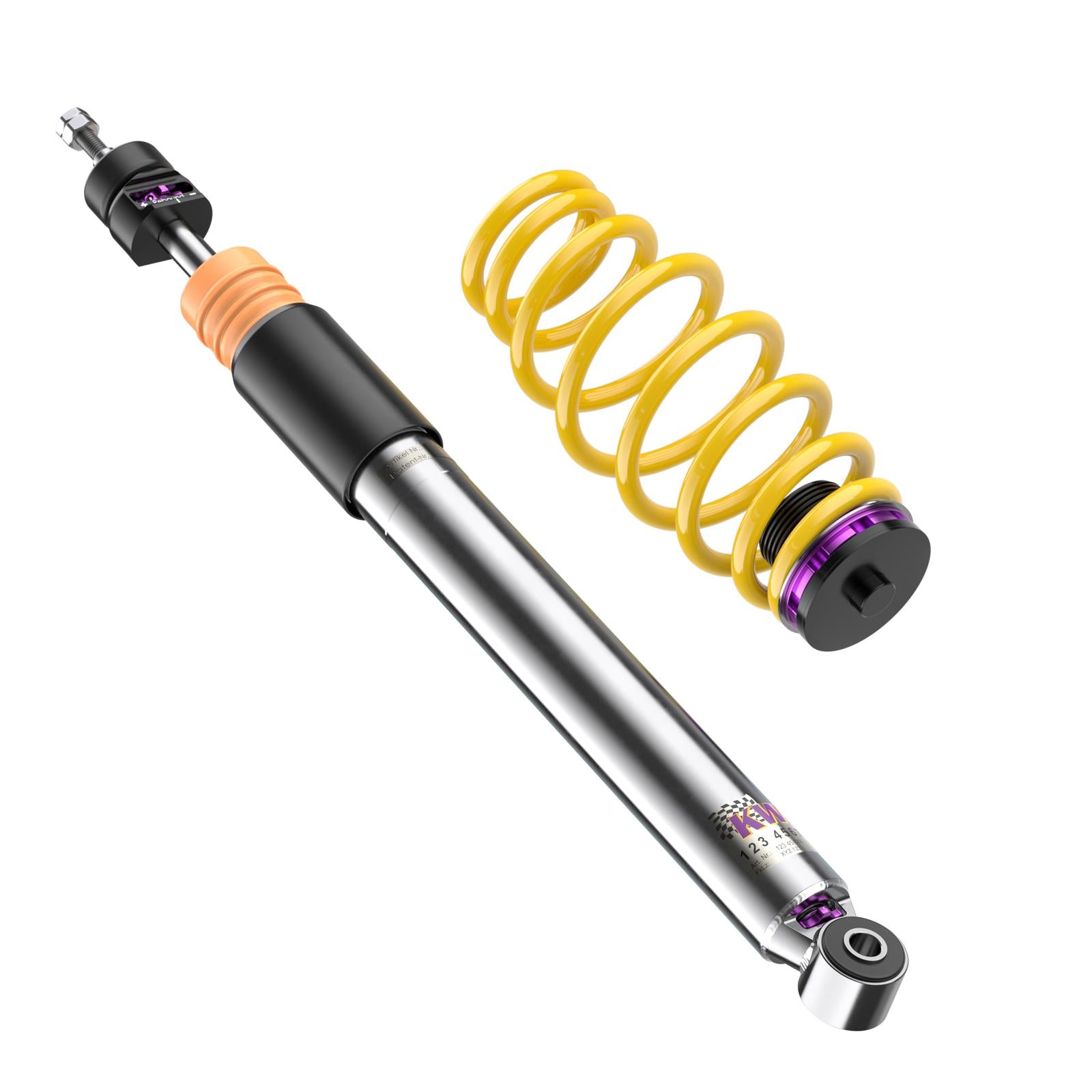 KW Coilover suspension V3 inox (incl. deactivation for electronic dampers) AUDI A4 Avant (8K5, B8) 11/2007-12/2015 (3521000R)