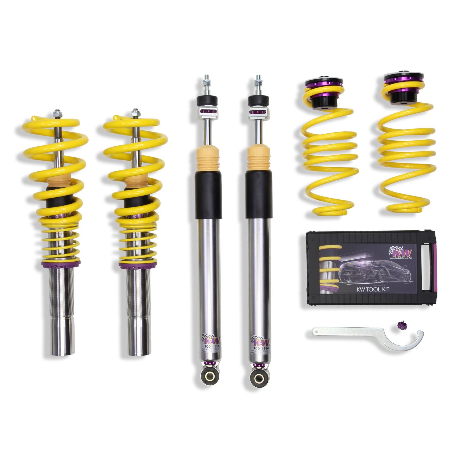 KW Coilover suspension V3 inox AUDI A5 Sportback (8TA) 07/2007-01/2017