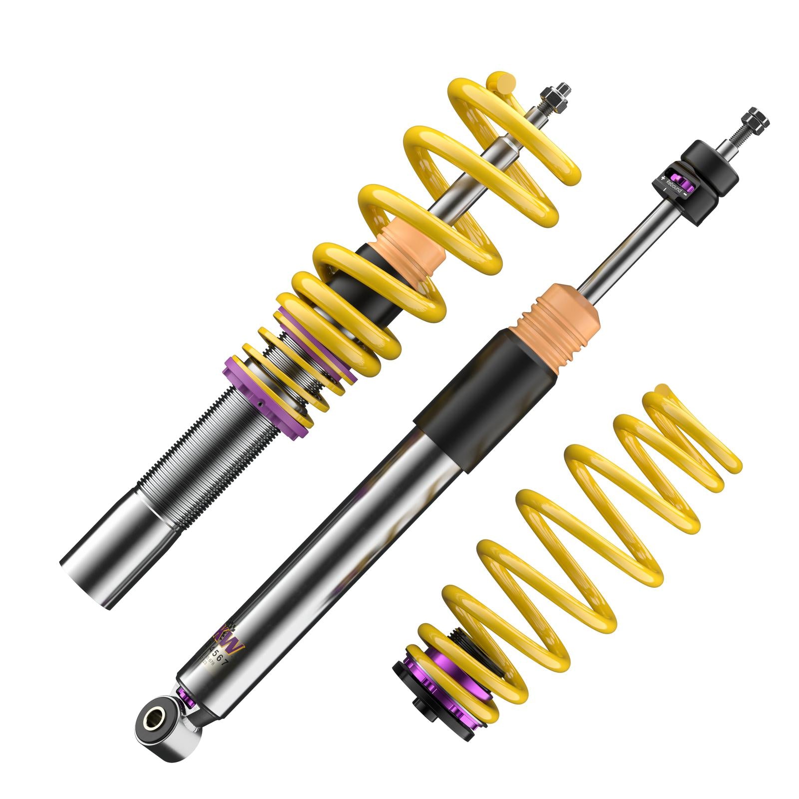 KW Coilover suspension V3 inox AUDI A4 Allroad (8KH, B8) 04/2009-05/2016