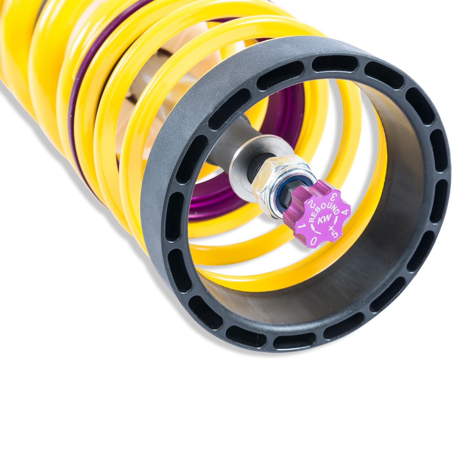 KW Coilover suspension V3 inox (incl. deactivation for electronic dampers) AUDI A4 (8W2, 8WC, B9) 05/2015- (352100AQ)