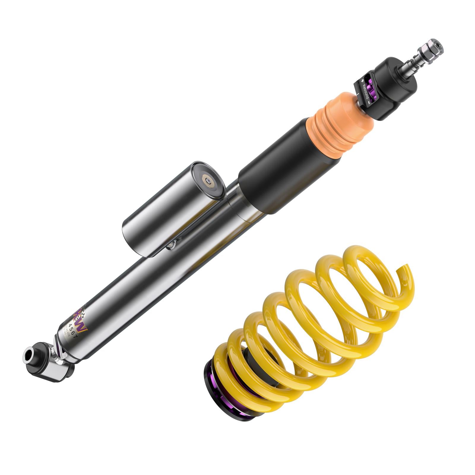 KW Coilover suspension V3 inox (incl. deactivation for electronic dampers) AUDI A5 (F53, F5P) 06/2016- (352100CJ)